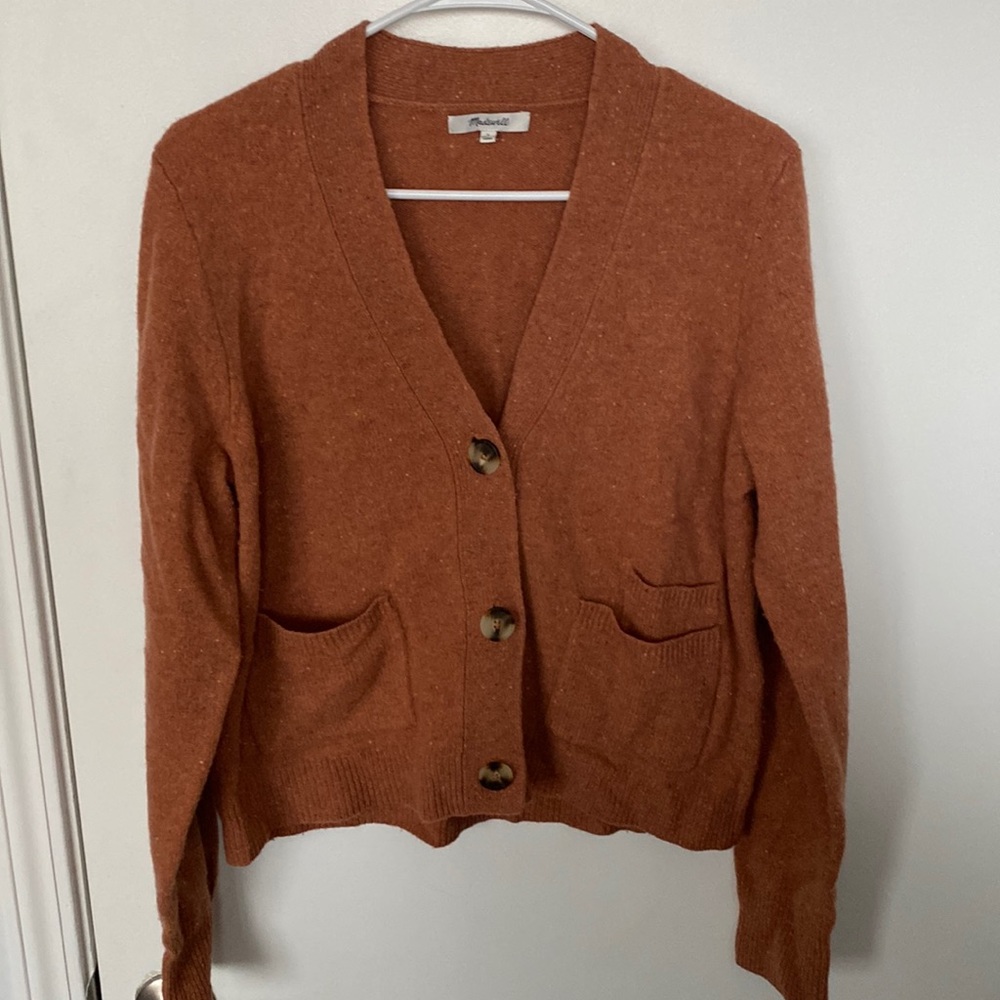 MADEWELL cropped cardigan- L